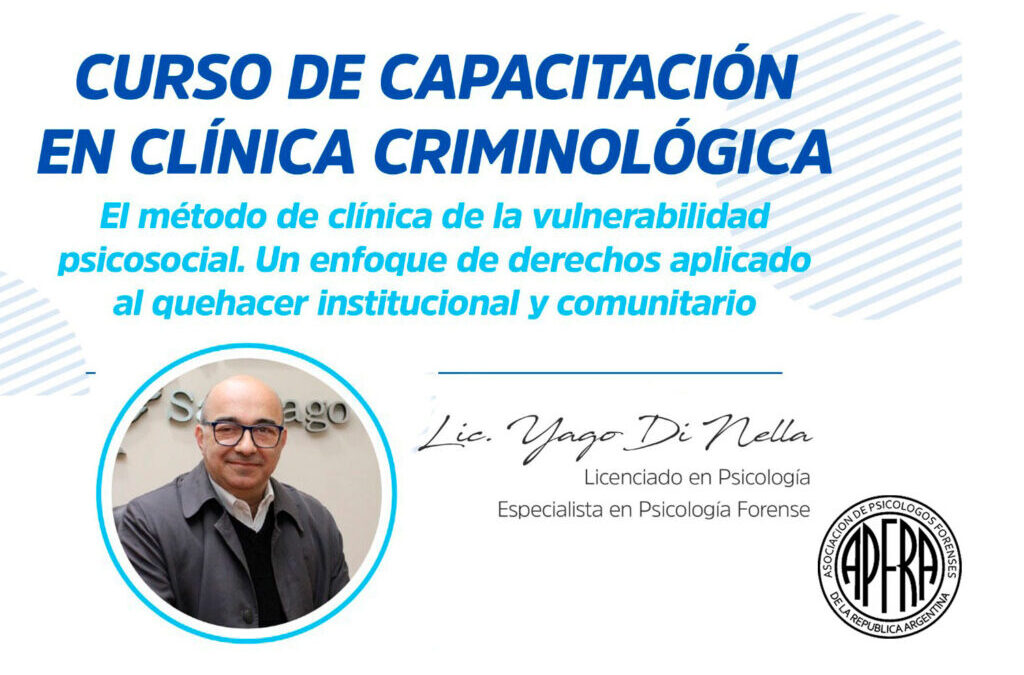 Capacitación en Clínica Criminológica 2024