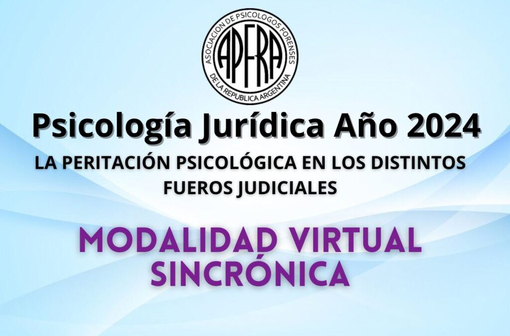 Curso de Psicología Jurídica del Año 2024