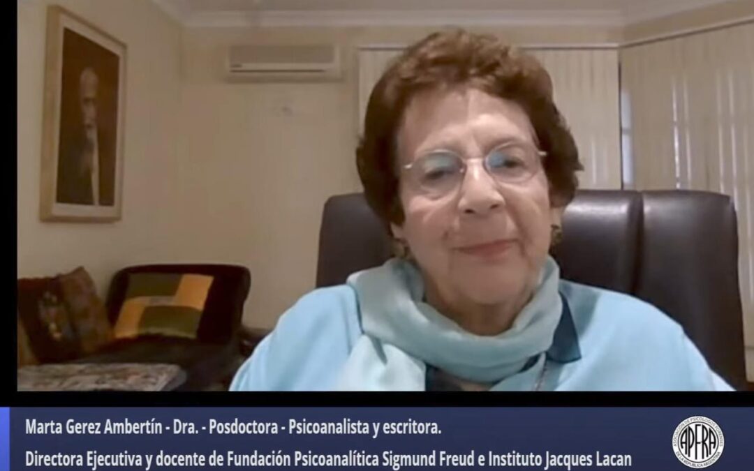 Hiperconectividad y el vaciamiento del sujeto, según Marta Gerez Ambertín